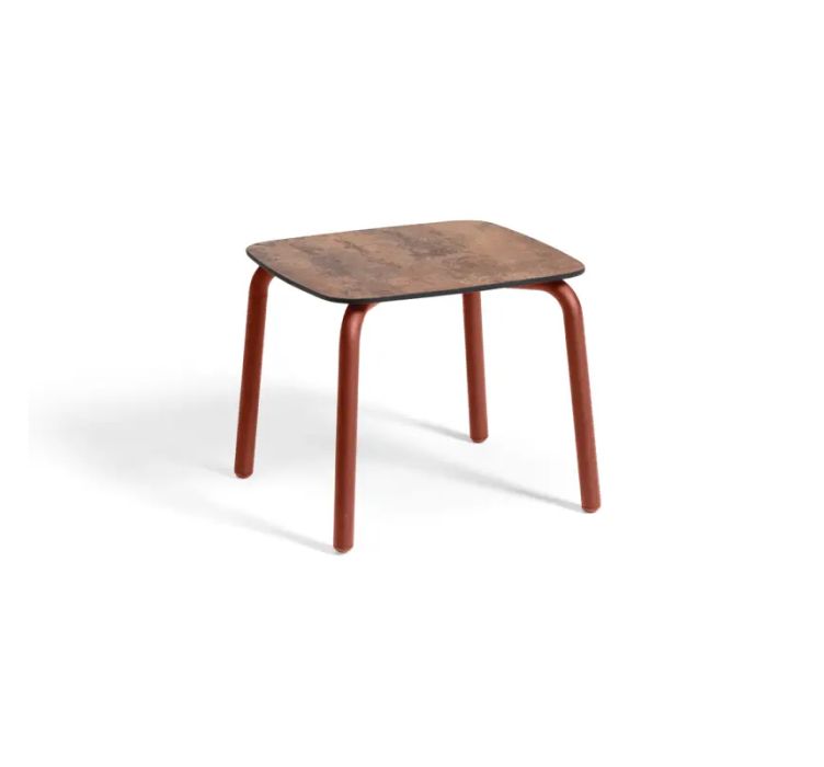 Кавовий столик Leaf 45x45 Terracotta Mongolia (573-TER)1